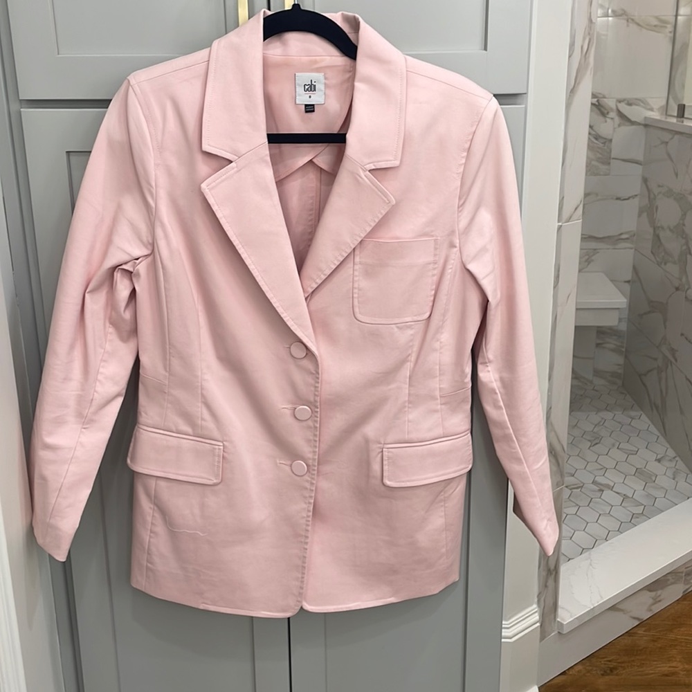 Cabi pink grace jacket.  Size 8.